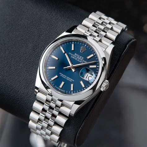 rolex datejust 36 blue dial oyster|rolex datejust price chart.